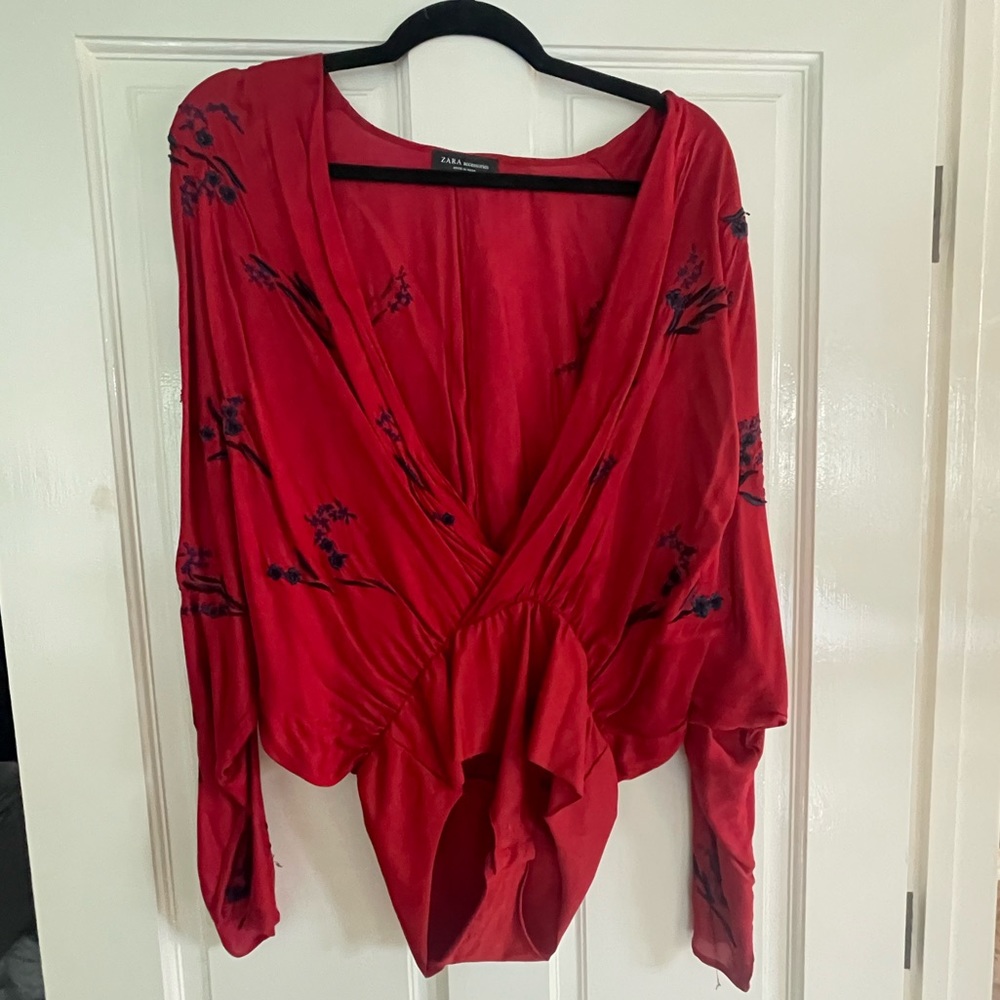 Zara long sleeve body suit